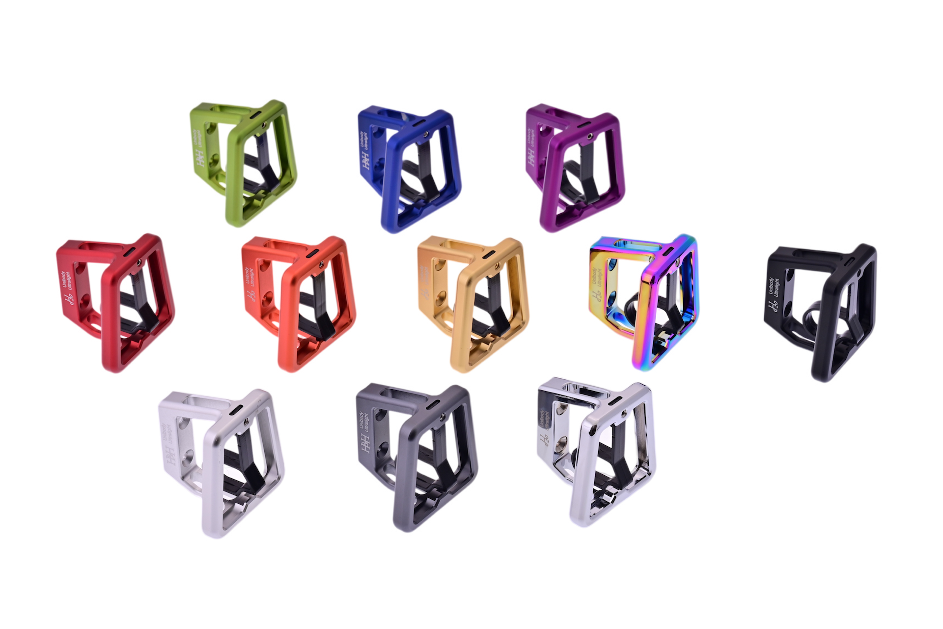 【 H&H 】 Front Carrier Block & オマケADAPTER H&H Unibody CNC Front Carrier Block V2 for Brompton Bicycle