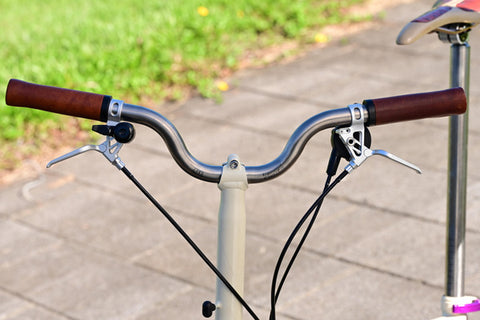 H&H Titanium Ergonomic Handlebar for Brompton Bicycle