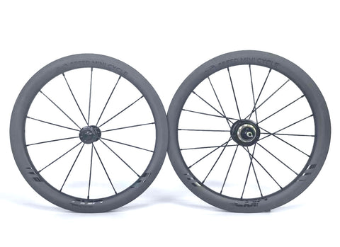 SMC 16" 349 30mm 3-4 Speed Carbon Wheelset for Brompton Bicycle