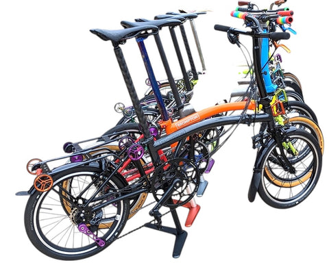 H&H V3 Lightweight NoKick Show Stand for Brompton Bicycle