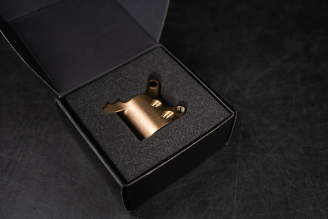 Ti Parts Workshop Titanium Alloy Steerer Hinge Clamp for Brompton Bicycle T Line