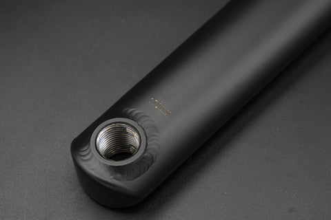 Ti Parts Workshop Cerakote Black Titanium Hollow Crankset for Brompton Bicycle