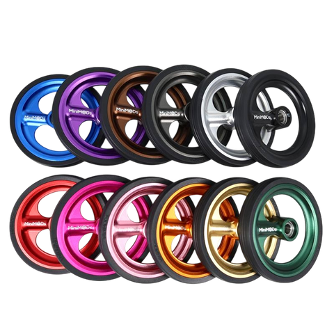 MiniMODs 66/70mm Single Spoke Easy Wheels for Brompton Bicycle