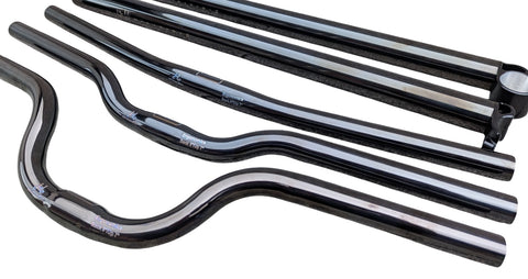 H&H Titanium Ergonomic Handlebar for Brompton Bicycle