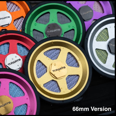 Ti Parts Workshop 66mm Carbon Fusion Easy Wheels for Brompton Bicycle