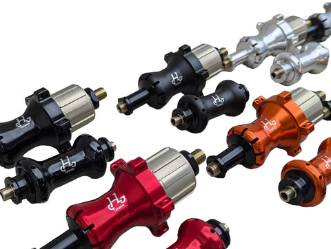 H&H "Gu Torq" Straight Pull Hub Set for Brompton Bicycle