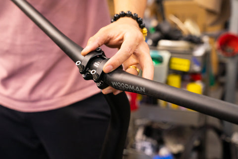 WOOdman 31.8mm SL Carbon Handlebar for Brompton Bicycle T/G Line
