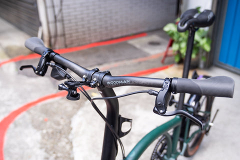 WOOdman 31.8mm SL Carbon Handlebar for Brompton Bicycle T/G Line