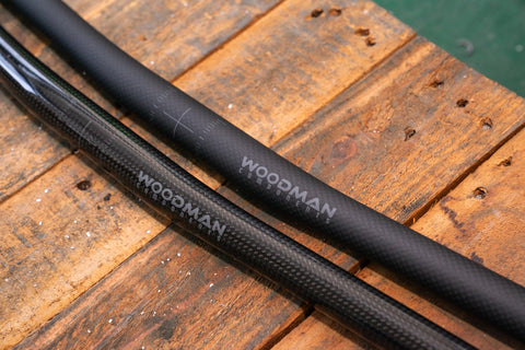 WOOdman 25.4 x 580mm Carbon Handlebar for Brompton Bicycle