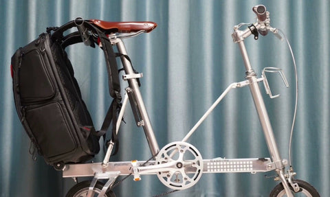 Titanium Backpack Hanger for Brompton Bicycle