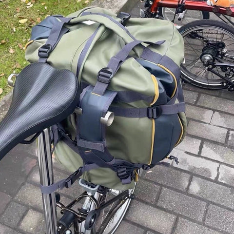 Titanium Backpack Hanger for Brompton Bicycle