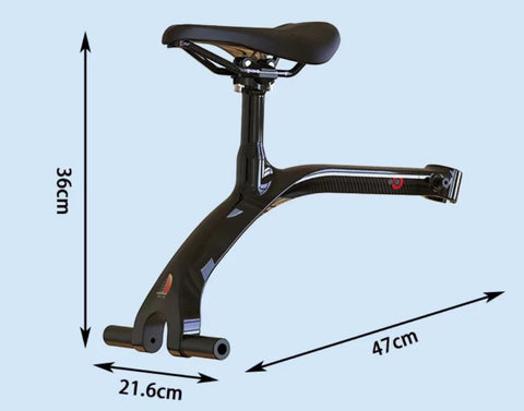 Ultralight Carbon Child Seat for Brompton Bicycle