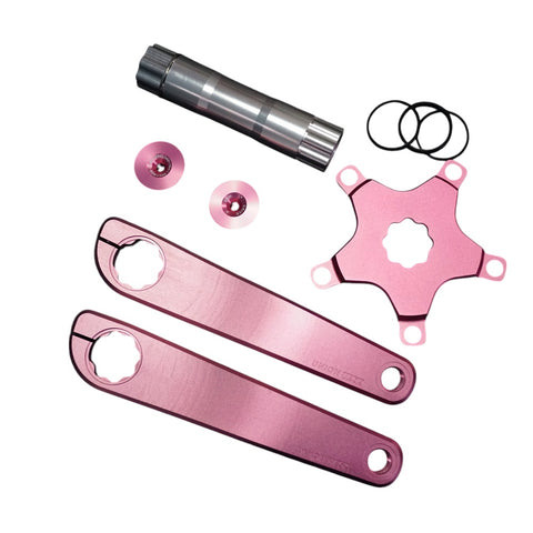 Union Jack BCD110 BB30 CNC Offset Crankset for Brompton Bicycle