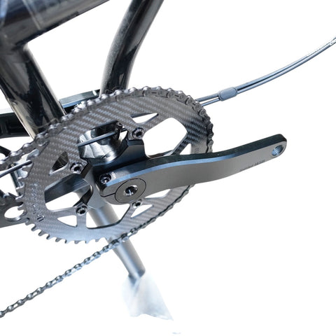Union Jack BCD110 BB30 CNC Offset Crankset for Brompton Bicycle
