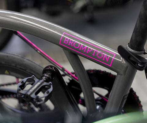 Fantastic4 Brompton Bicycle Frame Waterproof Sticker