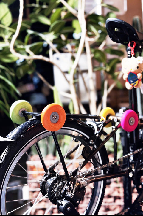 SOROLL "Donuts" 75mm Easy wheels for Brompton Bicycle