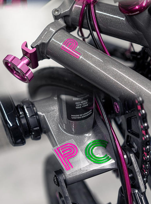Fantastic4 Brompton Bicycle Type Logo Waterproof Sticker