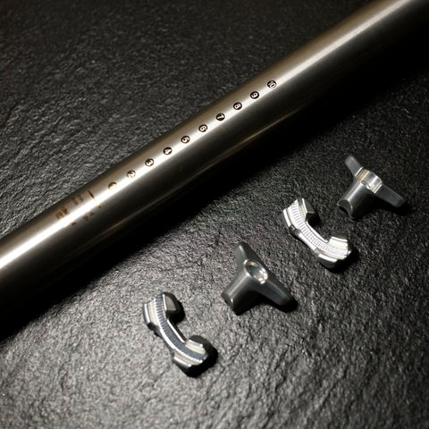 Union Jack 540 x 31.8mm Offset Seatpost for Brompton Bicycle