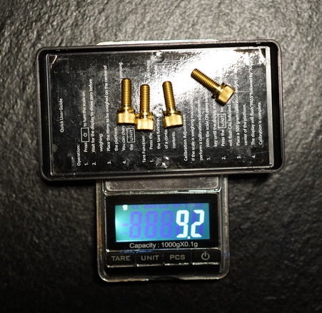 Union Jack Titanium Stem Bolts for Brompton Bicycle T Line
