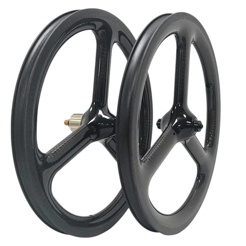 DairsCyclin 16" 349 3 Spokes Carbon Wheelset for Brompton Bicycle