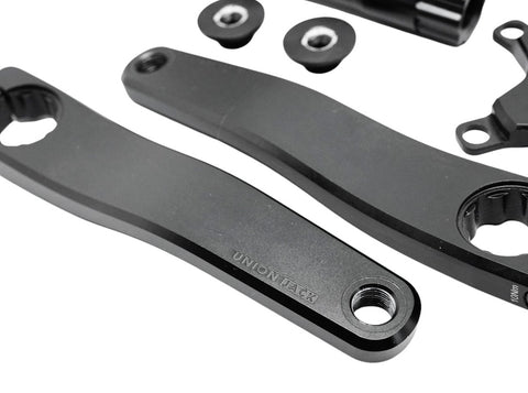 Union Jack BCD110 BB30 CNC Offset Crankset for Brompton Bicycle