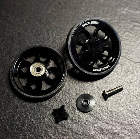 Union Jack "Poker" 70mm Easy Wheels for Brompton Bicycle