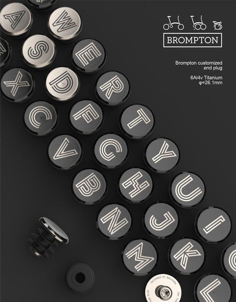 Custom Handlebar End Plug for Brompton Bicycle