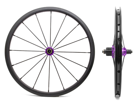 Aceoffix 870g Lightweight 7 Speed Wheelset for Brompton Bicycle