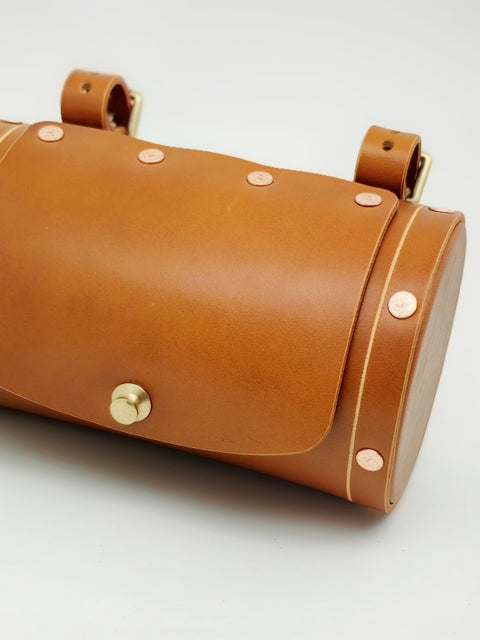 KEEP Leather Saddle Bag for Brompton Bicycle