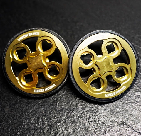 Union Jack "Poker" 70mm Easy Wheels for Brompton Bicycle