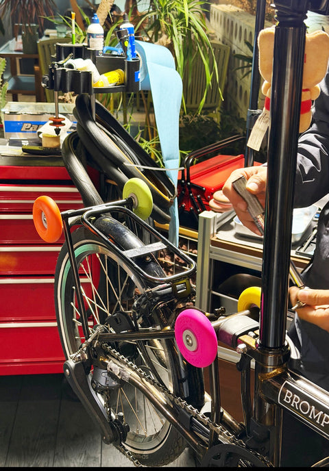 SOROLL "Donuts" 75mm Easy wheels for Brompton Bicycle