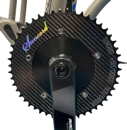 SUNCORD Lightweight Carbon BCD130 Narrow-Wide Bicycle Chainring