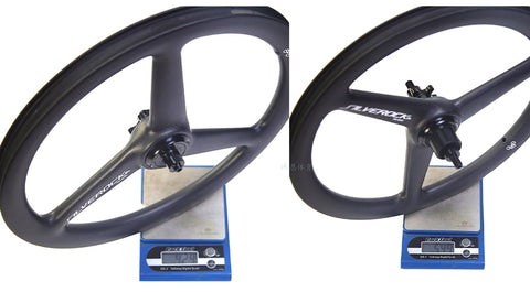 Silverock 16" 349 3 Spokes Carbon 7 Speed Wheelset for Brompton Bicycle