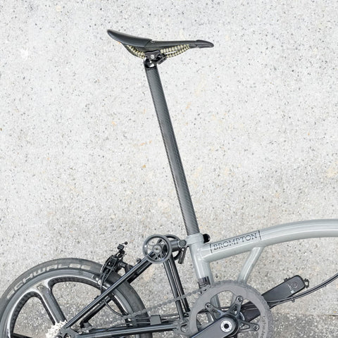 Union Jack 540 x 31.8mm Offset Seatpost for Brompton Bicycle