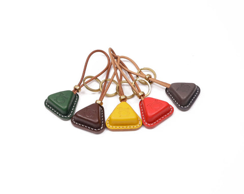 Custom Leather Brompton Bicycle Keychain
