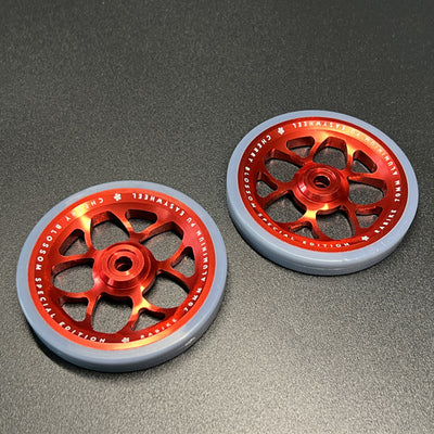 RA Bike Sakura Blossom 70mm Easy wheels for Brompton Bicycle