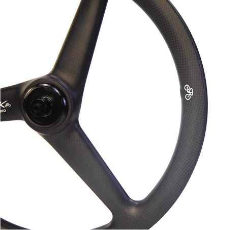 Silverock 16" 349 3 Spokes Carbon 7 Speed Wheelset for Brompton Bicycle