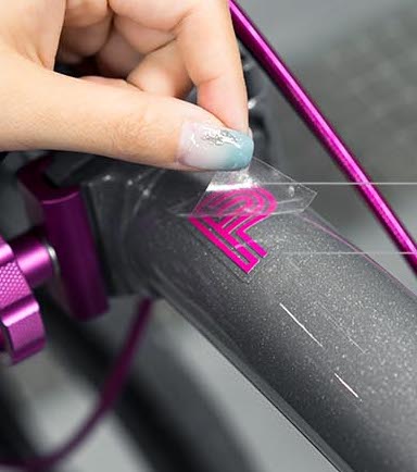 Fantastic4 Brompton Bicycle Type Logo Waterproof Sticker