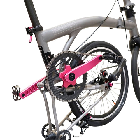 Union Jack BCD110 BB30 CNC Offset Crankset for Brompton Bicycle