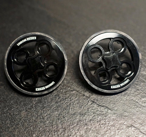 Union Jack "Poker" 70mm Easy Wheels for Brompton Bicycle