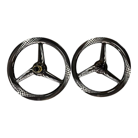 Funxtron 16" 349 Carbon Folding Bicycle Wheelset