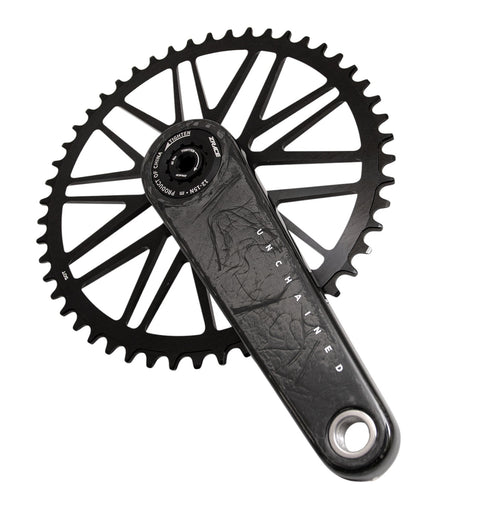 Aceoffix Unchained Carbon DUB Gravel Crankset for Brompton Bicycle