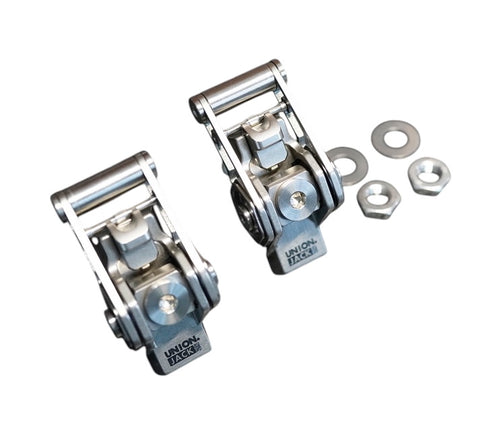 Union Jack Titanium Quick Release Hinge Clamp Lever for Brompton Bicycle