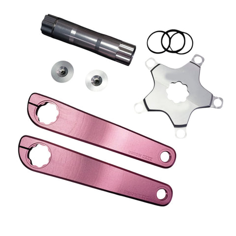 Union Jack BCD110 BB30 CNC Offset Crankset for Brompton Bicycle