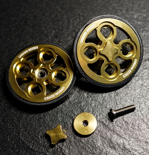 Union Jack "Poker" 70mm Easy Wheels for Brompton Bicycle