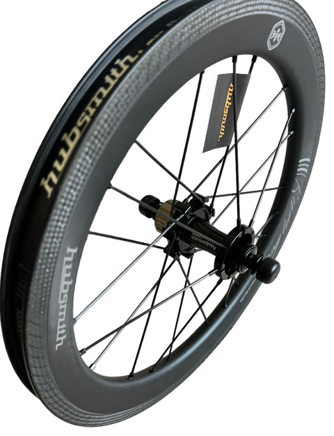 Hubsmith Bumbee CA349 4-5 SP Carbon Wheelset for Brompton Bicycle