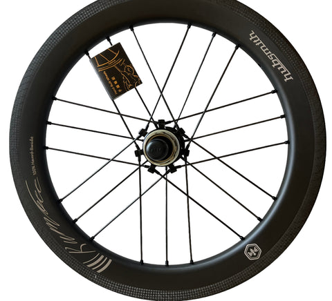 Hubsmith Bumbee CA349 4-5 SP Carbon Wheelset for Brompton Bicycle