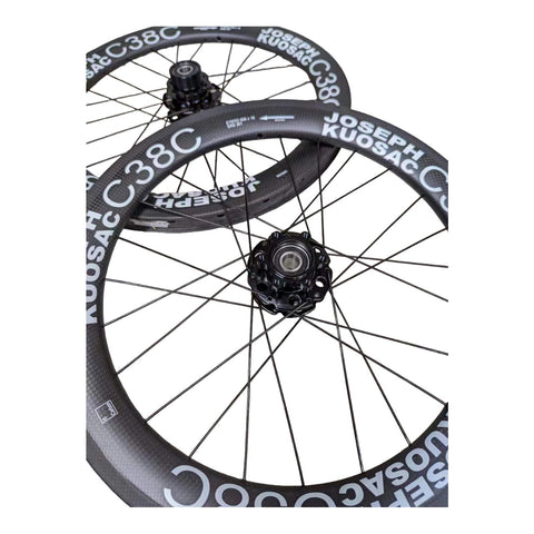Joseph Kuosac 18" 355 c38c Carbon Wheelset for Strida Bicycle