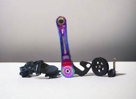 MiniMODs X Series 7 Speed Derailleur + Tensioner Set for Brompton Bicycle P/T Line