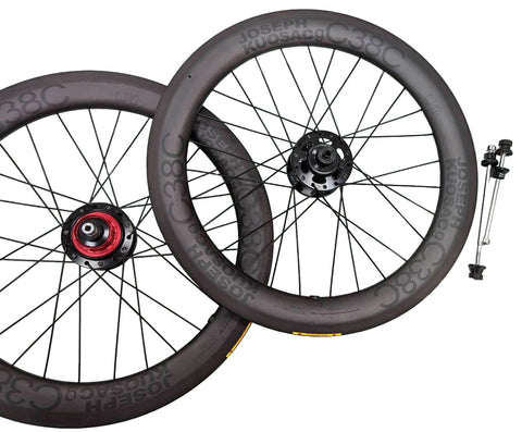 Joseph Kuosac C38C 16" 349 4 Speed Wheelset for Brompton Bicycle P/T Line